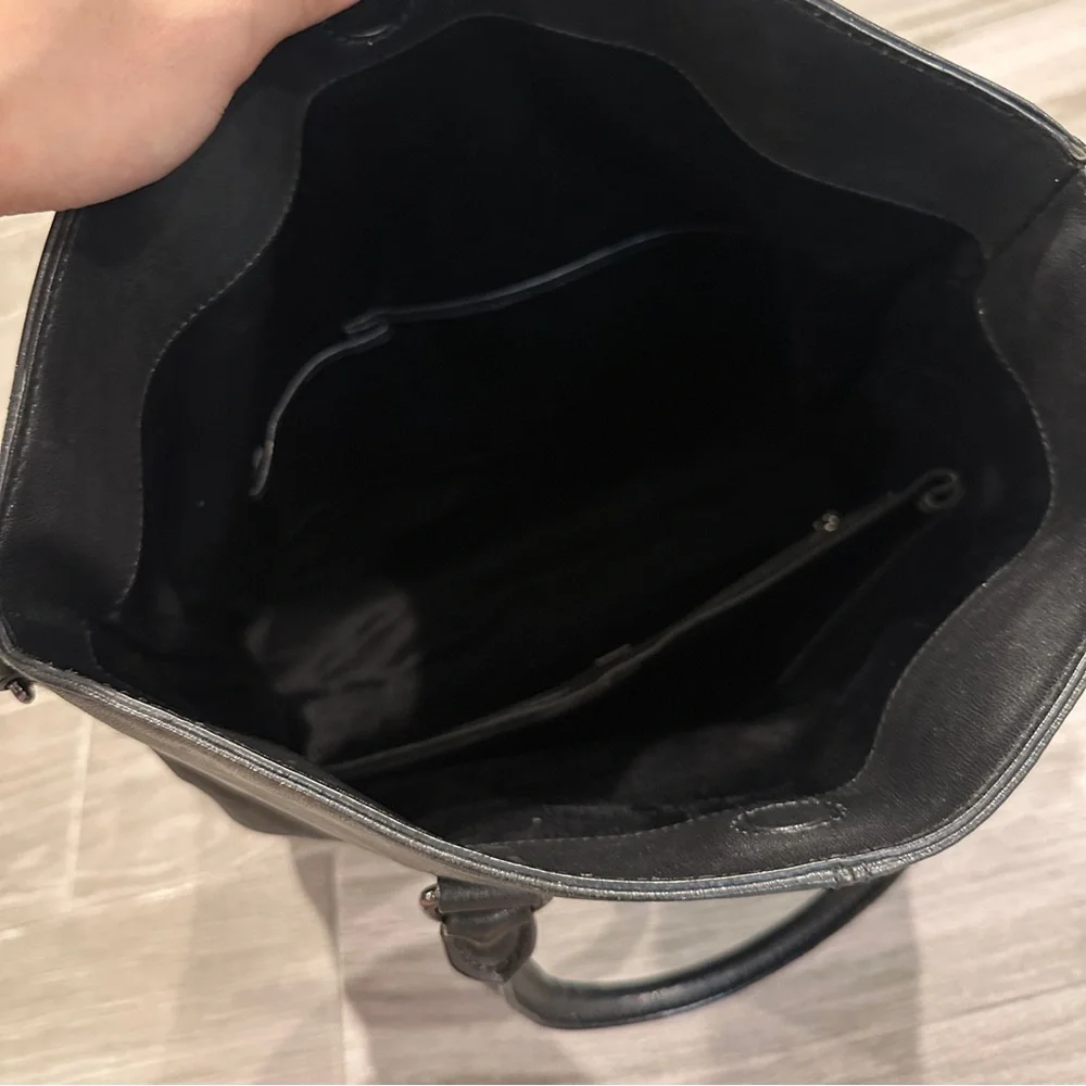 MCM Calfskin Embossed M Moment Folded 2 Way Tote Bag MWT4DXO23
